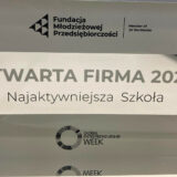 Nasze CKZiU wśród 30 najlepszych placówek w Polsce w programie “Otwarta Firma”