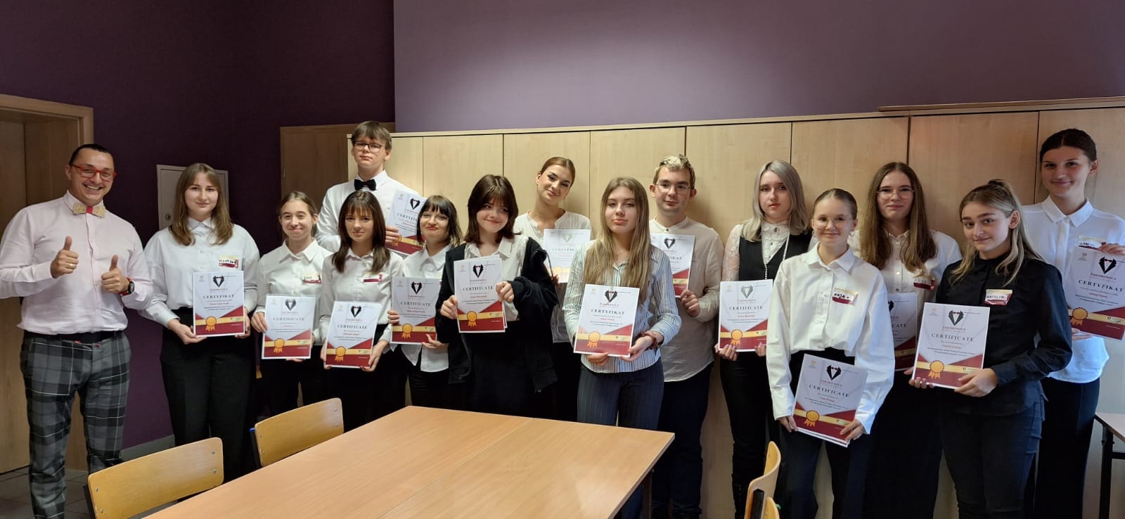 Kurs kelnerski zakończony z sukcesem