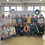 Delegacja uczniów z czeskiej szkoły