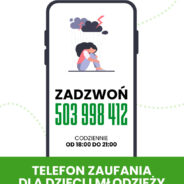 Telefon zaufania dla dzieci i młodzieży z Dąbrowy Górniczej
