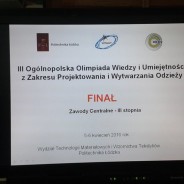 NATALIA DUDEK FINALISTKĄ OGÓLNOPOLSKIEJ OLIMPIADY WIEDZY