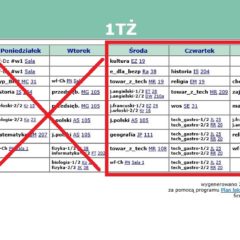 Plan lekcji 07-09.09.2016