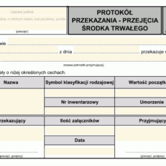 Pisma z tytułem: protokół, sprawozdanie, notatka służbowa