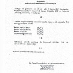 Zasiłek z budżetu ZNP