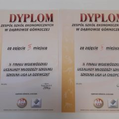 3 miejsce w rejonach naszych drużyn lekkoatletycznych