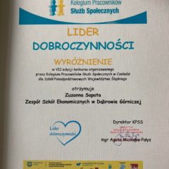 Kolejny sukces naszych uczniów !!!!!!!!