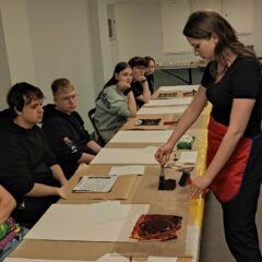 Grafika warsztatowa pt. „Mała wielka forma – unikalna torba”