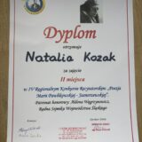 II miejsce w Konkursie Recytatorskim